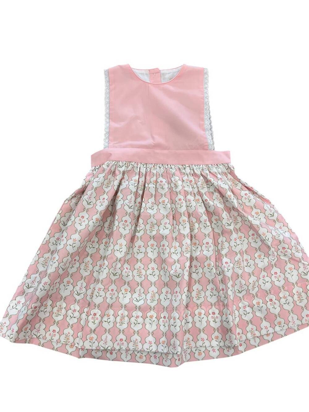 NEW SMOCKINGBIRD girls florette sleeveless dress in pink